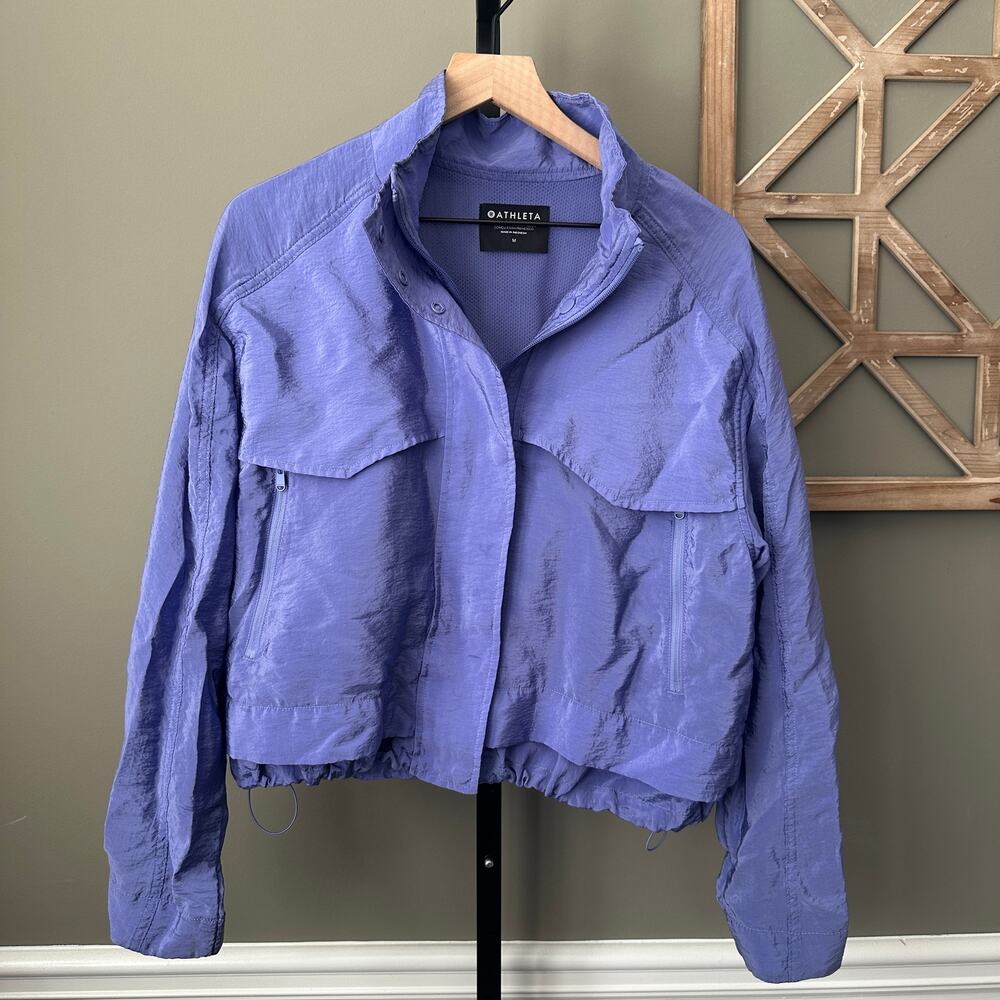 Athleta Arrival Rain Jacket Medium - image 3